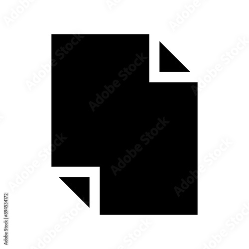 Paper icon vector illustration graphic design