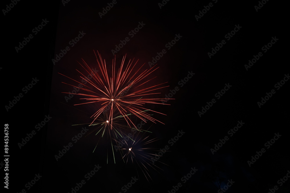 Fireworks bursting in the sky can resemble the explosive grandeur of a planet breaking apart in space. As each firework ignites, it creates a dazzling display of colors and patterns|煙火 Fireworks bursting in the sky can resemble the explosive grandeur of a planet breaking apart in space. As each firework ignites, it creates a dazzling display of colors and patterns|煙火