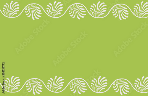 Art deco frame. Gatsby Style design a template for invitations, leaflets and greeting cards. The style of the 1920s - 1930s. Vector illustration. Vintage linear border. Dark green background, Print