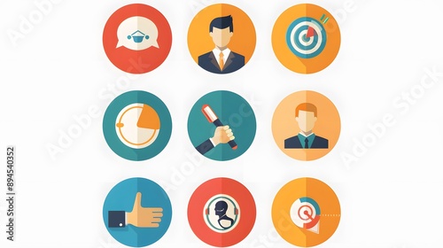 Business mentor helps to improve career and holding stairs steps vector illustration. Mentorship, upskills, climb help and self development strategy flat style design business concept. 