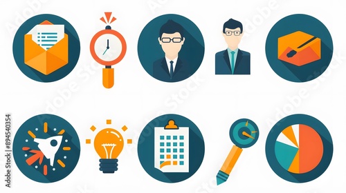 Business mentor helps to improve career and holding stairs steps vector illustration. Mentorship, upskills, climb help and self development strategy flat style design business concept. 