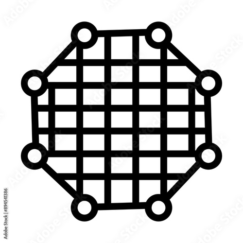 Fishing Net glyph icon