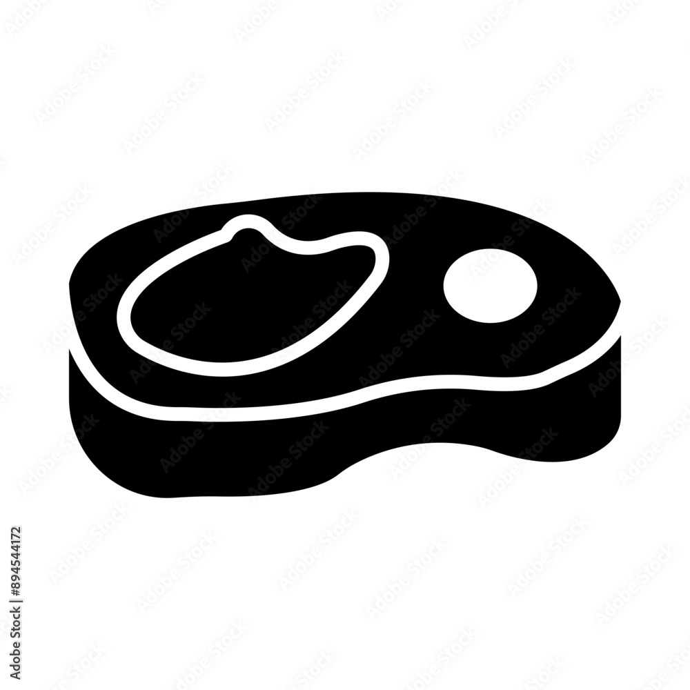 Beef Cuts glyph icon Beef Cuts glyph icon