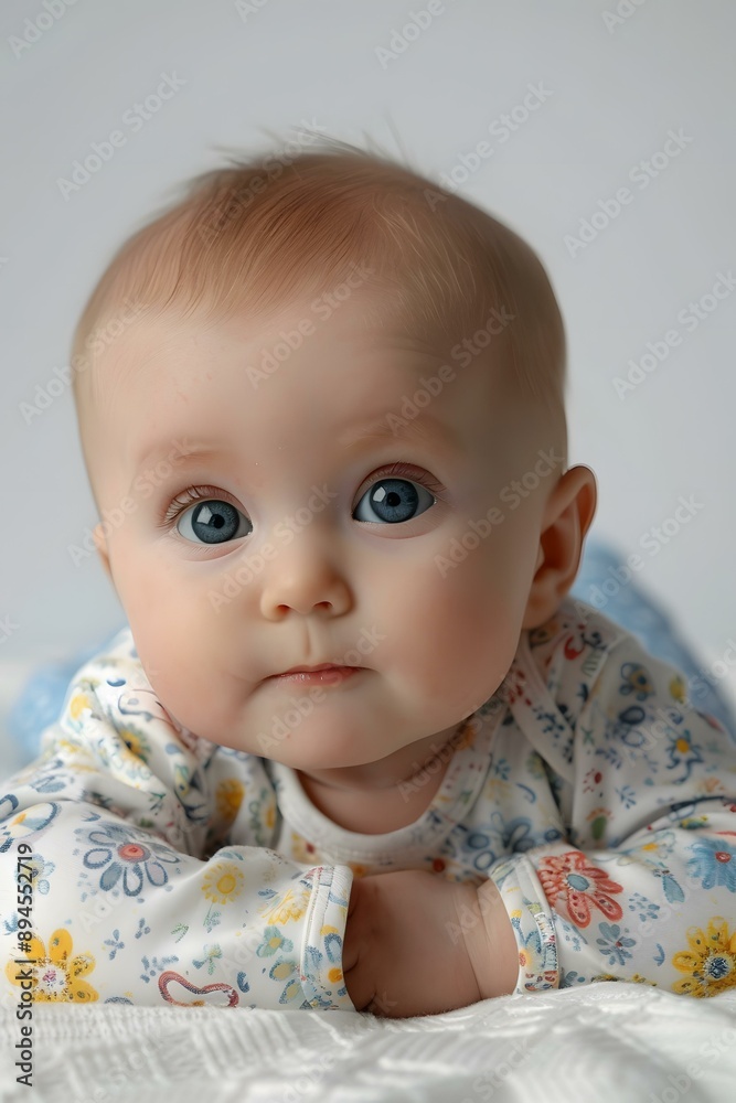 Portrait of a Cute Baby