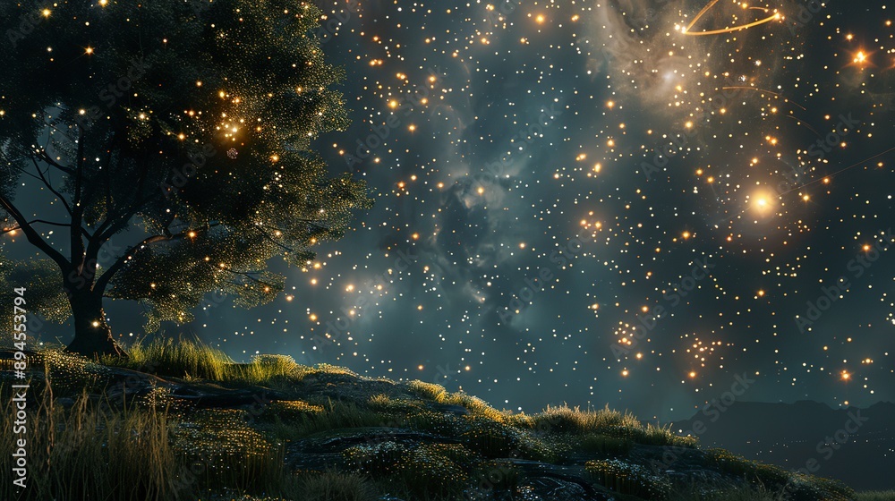 magical land , universe stars, stars big space magical land , universe stars, stars big space