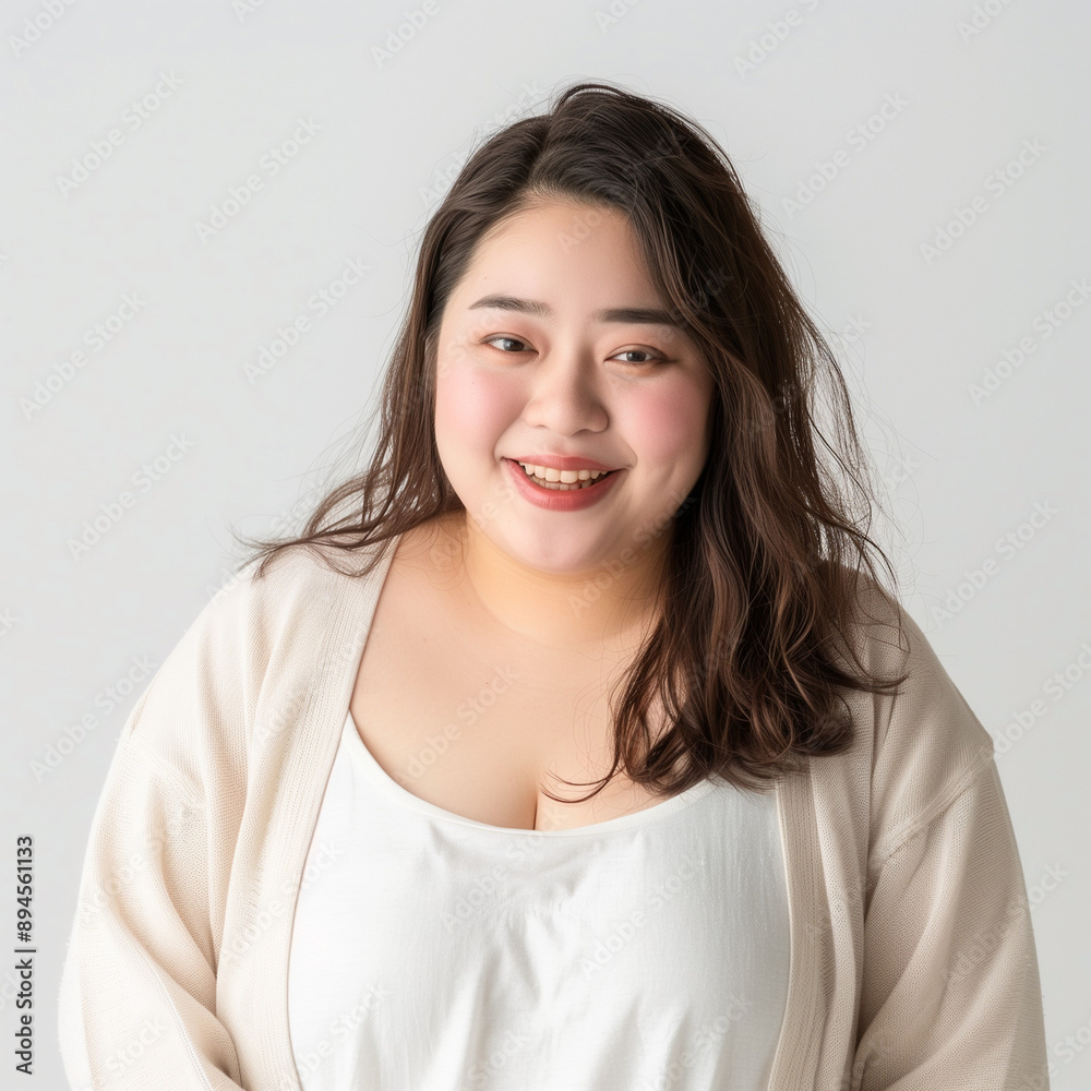 笑顔の可愛い若いアジア人女性のポートレート写真 笑顔の可愛い若いアジア人女性のポートレート写真