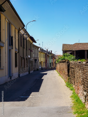 Gropello Cairoli, old town in Pavia province, Italy photo