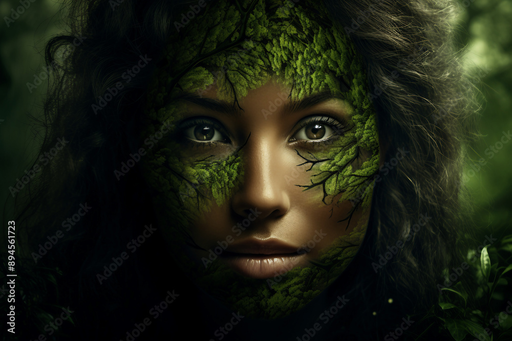 World Earth Day, Generative AI ecology protection concept, human responsibility World Earth Day, Generative AI ecology protection concept, human responsibility