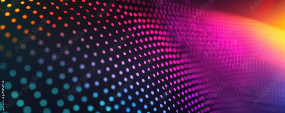Vibrant abstract background featuring colorful dots in a wave pattern, ideal for creative projects and artistic designs. Vibrant abstract background featuring colorful dots in a wave pattern, ideal for creative projects and artistic designs.