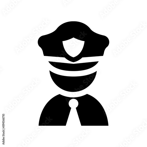 Policeman icon vector illustration graphic design