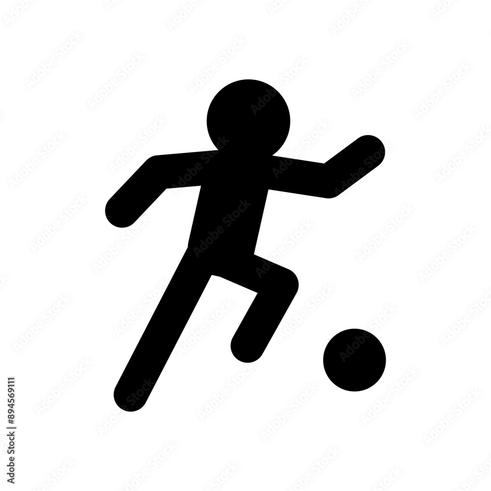 Playing football icon vector illustration graphic design Playing football icon vector illustration graphic design