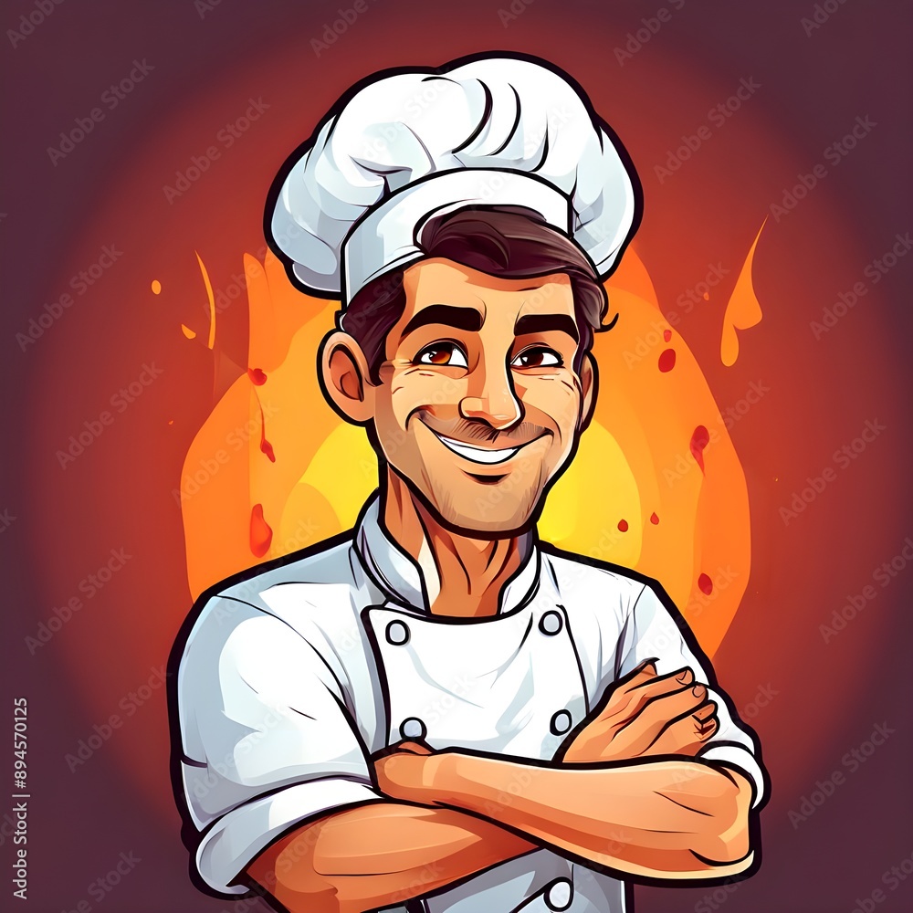 cartoon chef vector cartoon chef vector