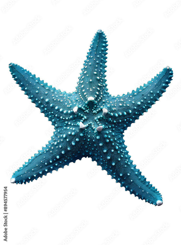 [Transparent Background PNG]Blue Starfish Isolated