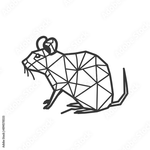 geometric mouse a modern take on a classic