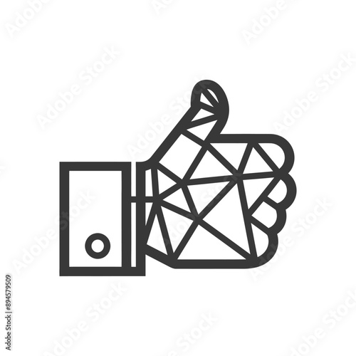 robot gives a thumbs up Thumbs up for AI