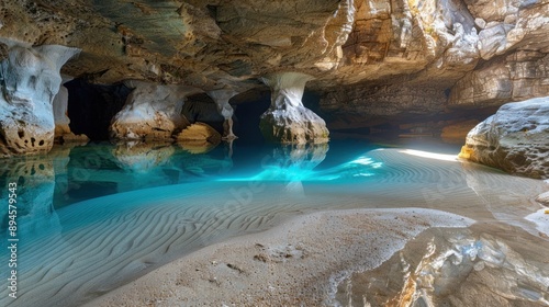 Crystal Clear Cave Water