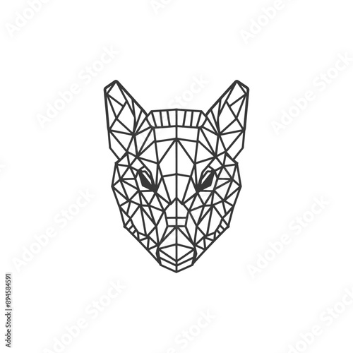 Geometric wild boar design A modern take on a classic