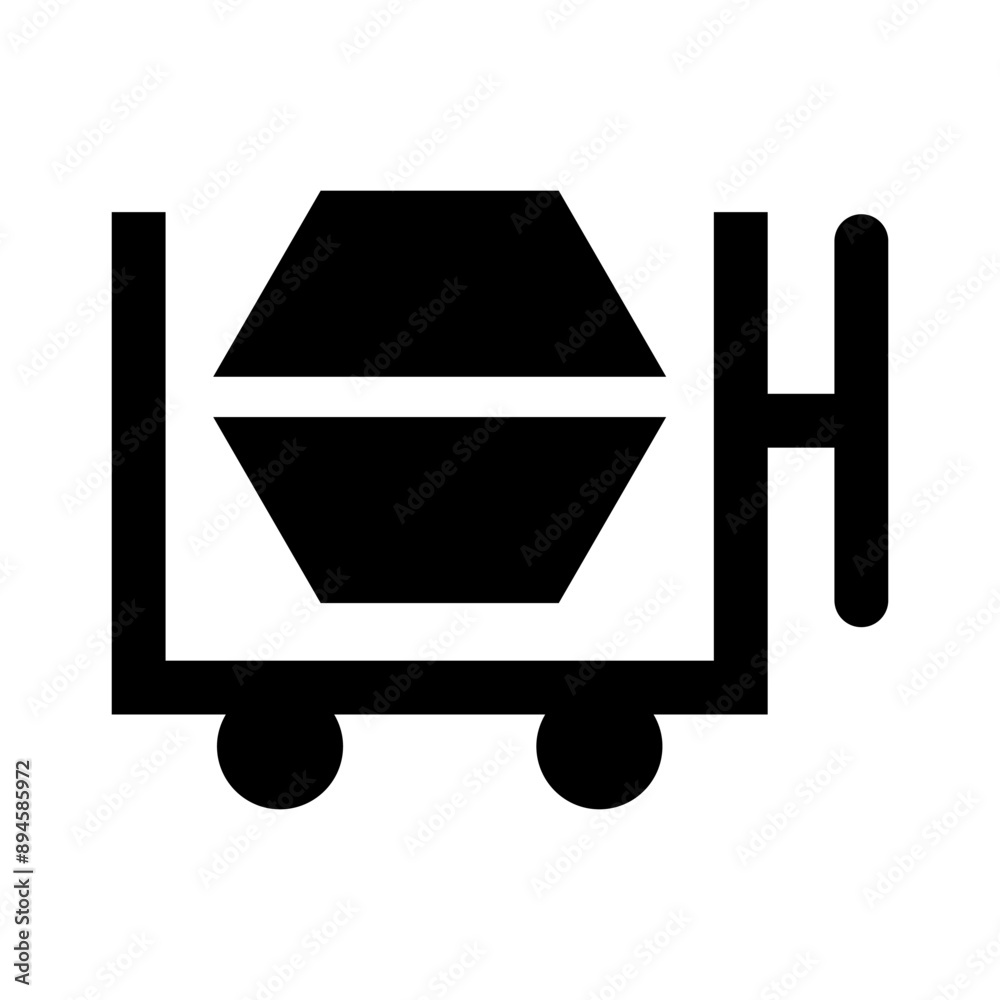 Cement mixer icon vector illustration graphic design Cement mixer icon vector illustration graphic design
