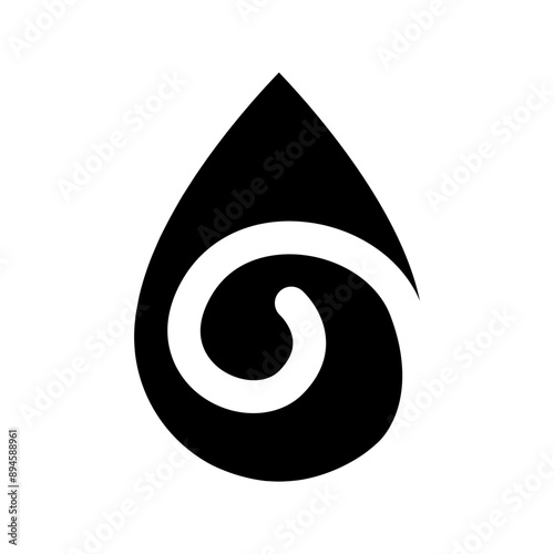 Water drop icon vector illustration graphic design
