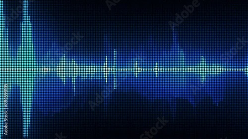 Audio Wave Blue