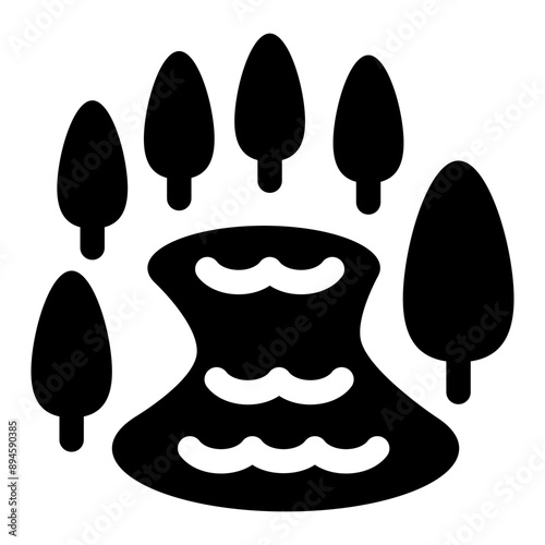 Lake icon vector illustration graphic design