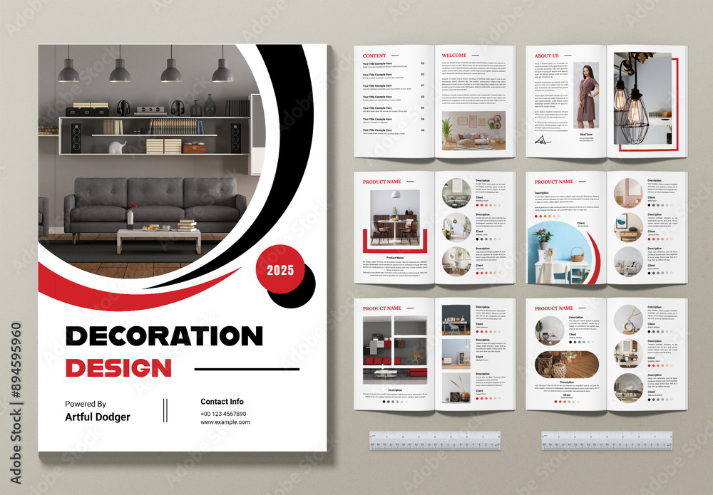 Modern Decoration Design Layout Stock Template | Adobe Stock
