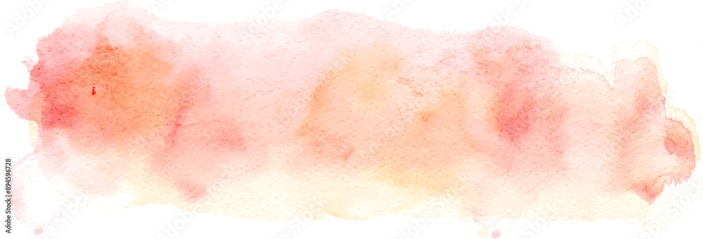 Obraz premium abstract yellow orange watercolor