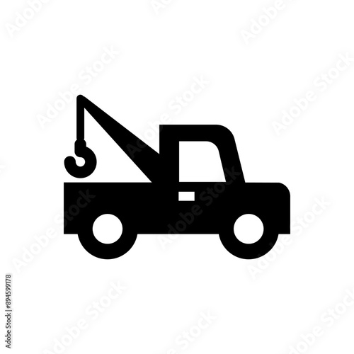 Tow truck icon vector illustration graphic design