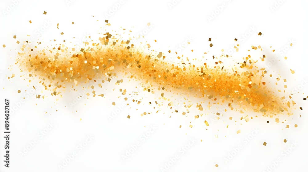 3d render of golden confetti on transparent UHD Wallpaper 3d render of golden confetti on transparent UHD Wallpaper