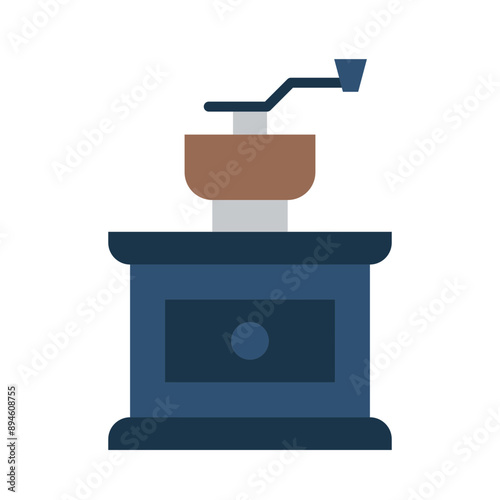 Coffee Grinder Flat Icon