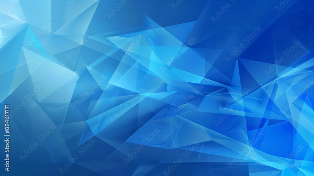 Blue Geometric Abstract Banner Design: A background featuring abstract blue geometric shapes. Blue Geometric Abstract Banner Design: A background featuring abstract blue geometric shapes.