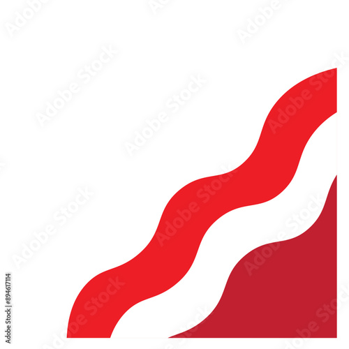 Indonesia Flag Corner
