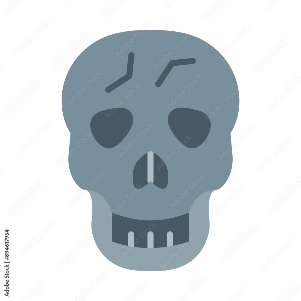 Skull Flat Icon Skull Flat Icon