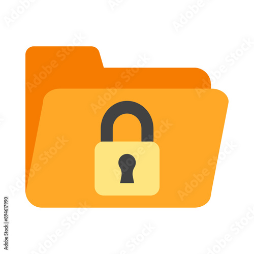 Locked Flat Icon