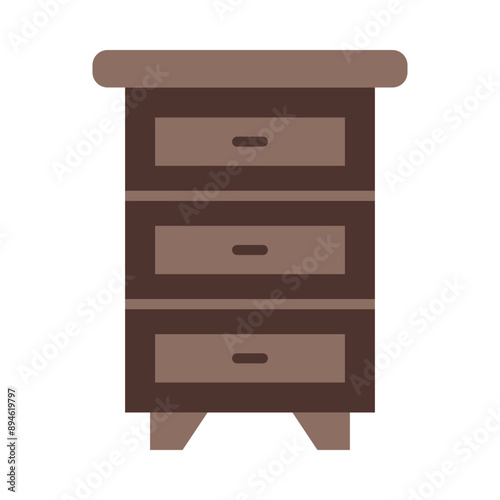 Drawers Flat Icon