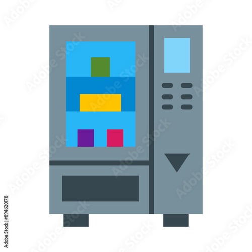 Vending Machine Flat Icon