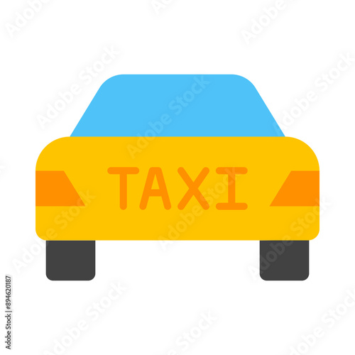 Taxi Flat Icon