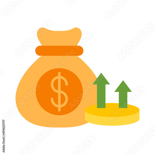 Profit Flat Icon
