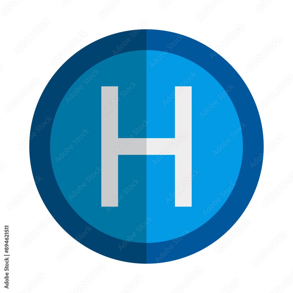 Landing Point Flat Icon Landing Point Flat Icon