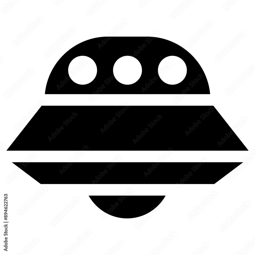UFO icon vector illustration graphic design