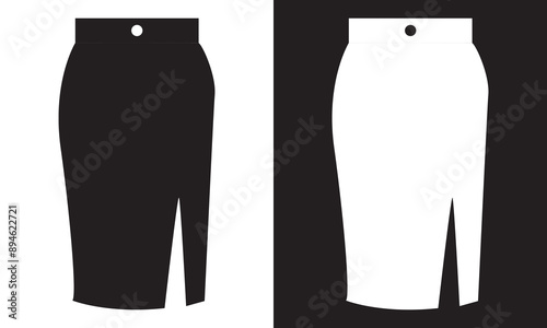 skirt icon. Vector illustration. EPS 10