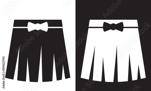 skirt icon. Vector illustration. EPS 10