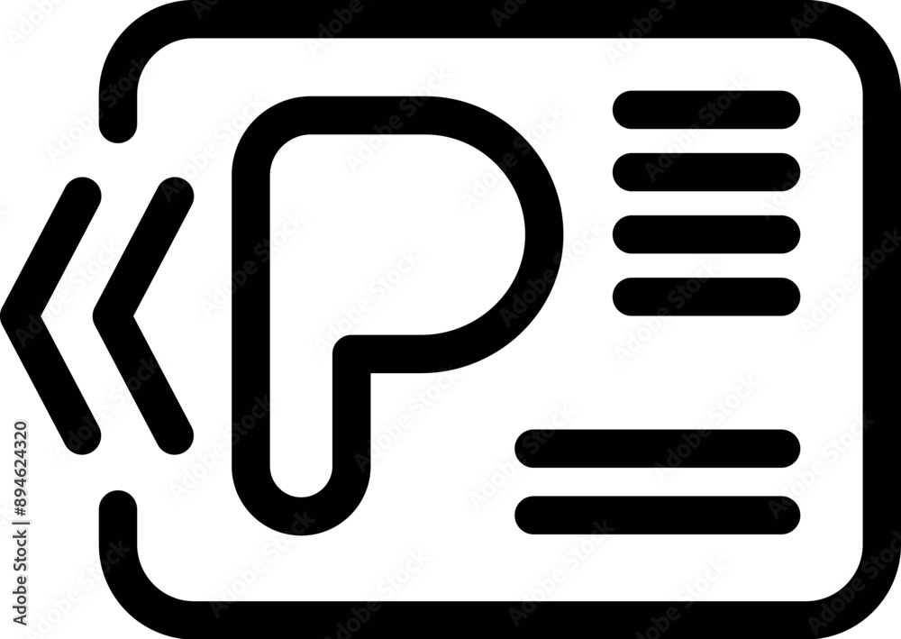 Parking card being inserted into parking meter to pay for parking space
