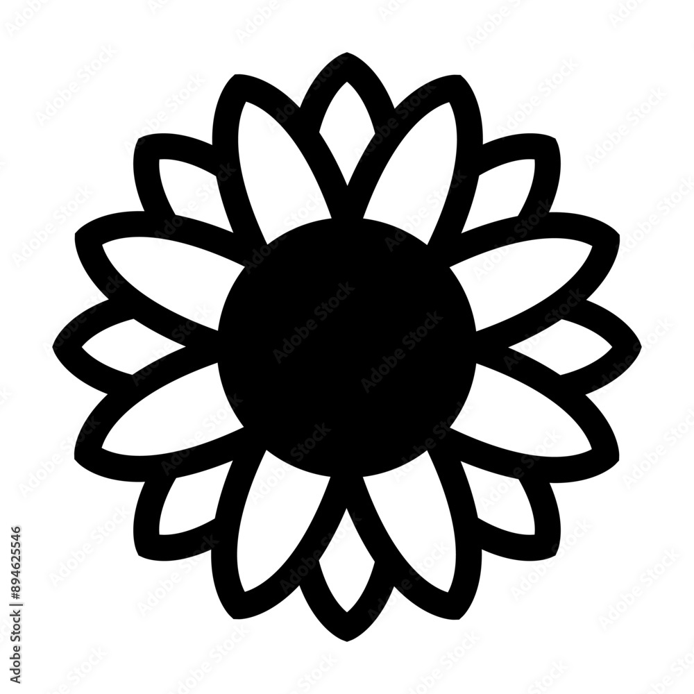 sunflower icon vector illustration graphic design sunflower icon vector illustration graphic design