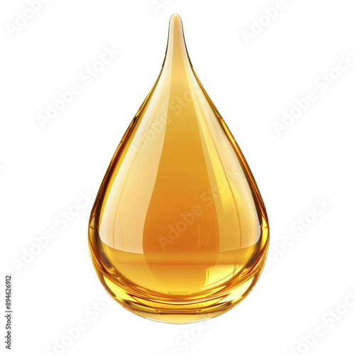 A drop of oil is shown in a glass
