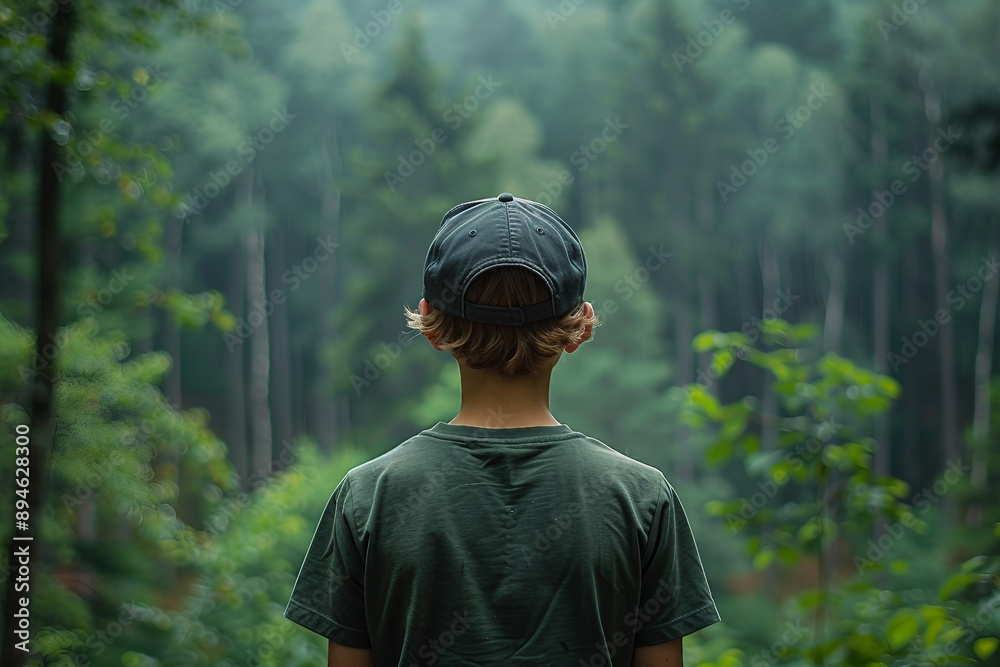 Homeless poor sad child kid in city park ruined town forest lawn all alone, Generative AI lost child Homeless poor sad child kid in city park ruined town forest lawn all alone, Generative AI lost child