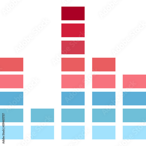 Adjuster vector icon in flat style 