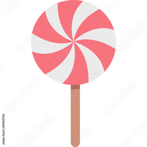 Lollipop vector icon in flat style 