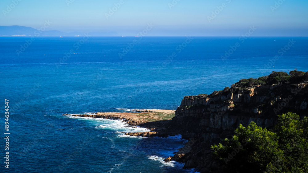 The landscape of Cape Spartel in Northern Morocco The landscape of Cape Spartel in Northern Morocco