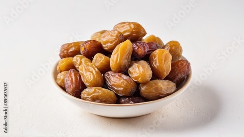 arafies in a bowl on a white surface